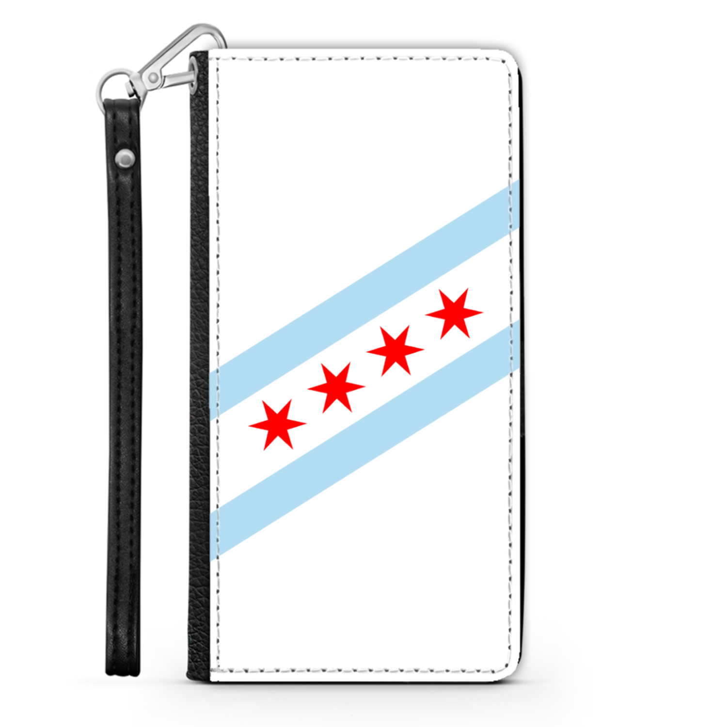 Chicago Flag Wallet Phone Case
