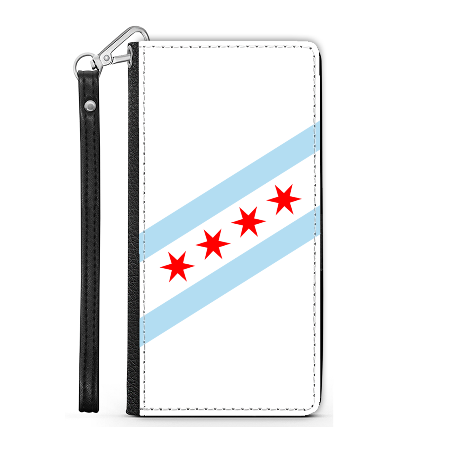 Chicago Flag Wallet Phone Case