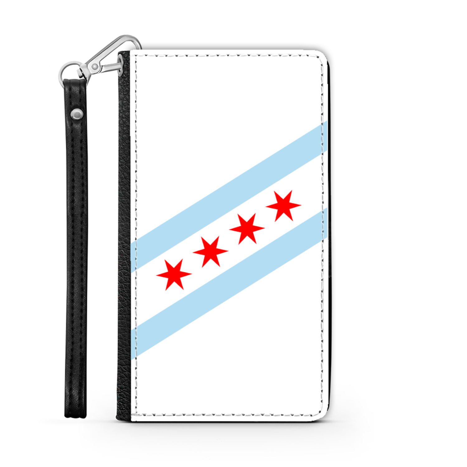 Chicago Flag Wallet Phone Case