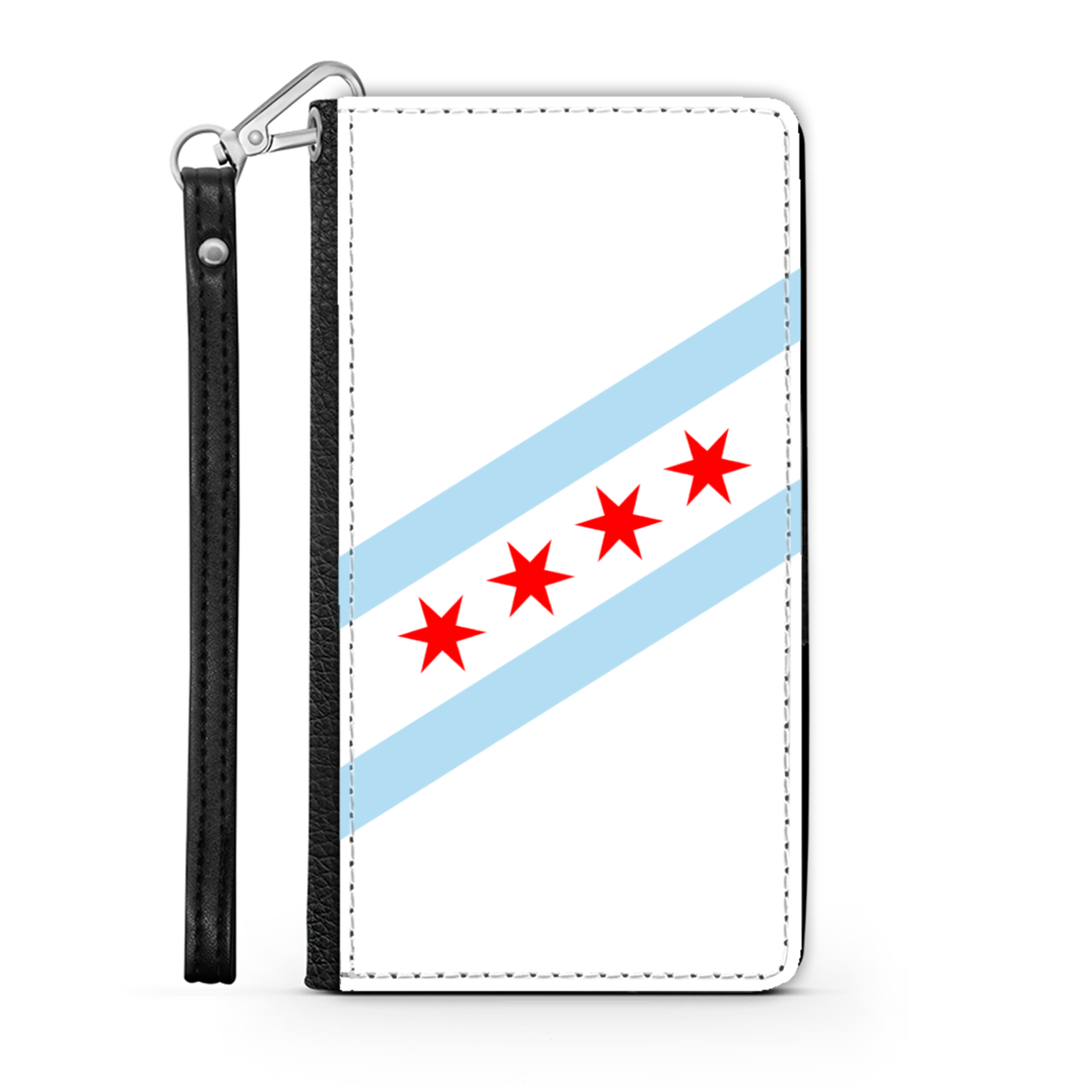 Chicago Flag Wallet Phone Case