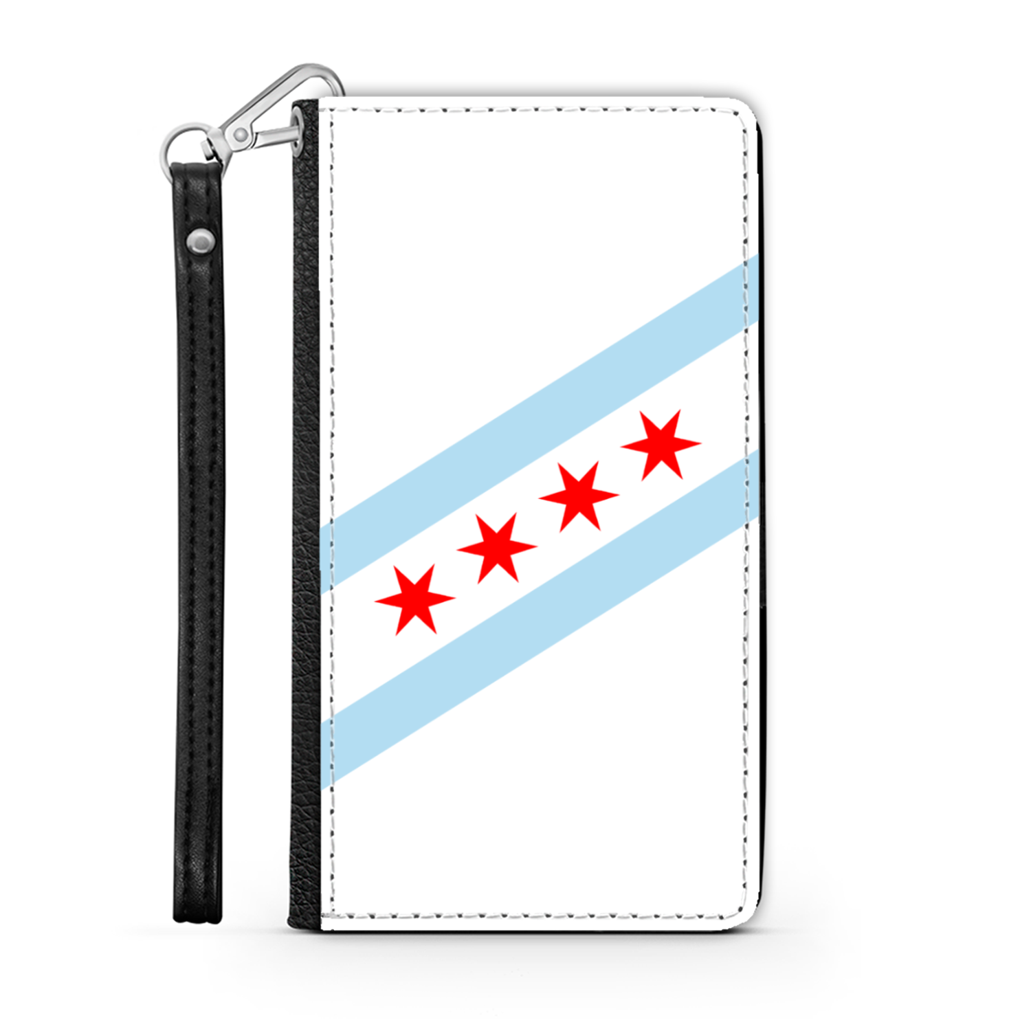 Chicago Flag Wallet Phone Case