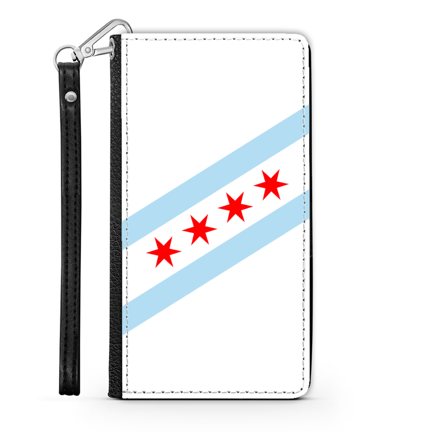 Chicago Flag Wallet Phone Case