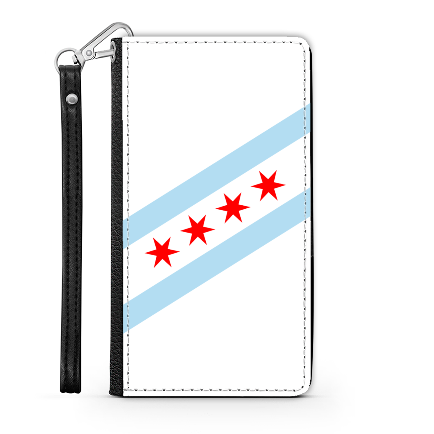 Chicago Flag Wallet Phone Case