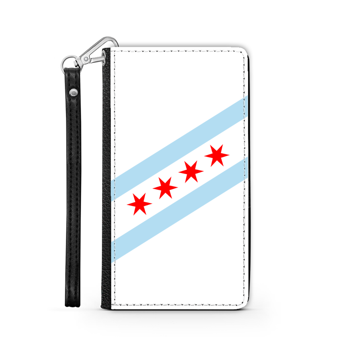 Chicago Flag Wallet Phone Case