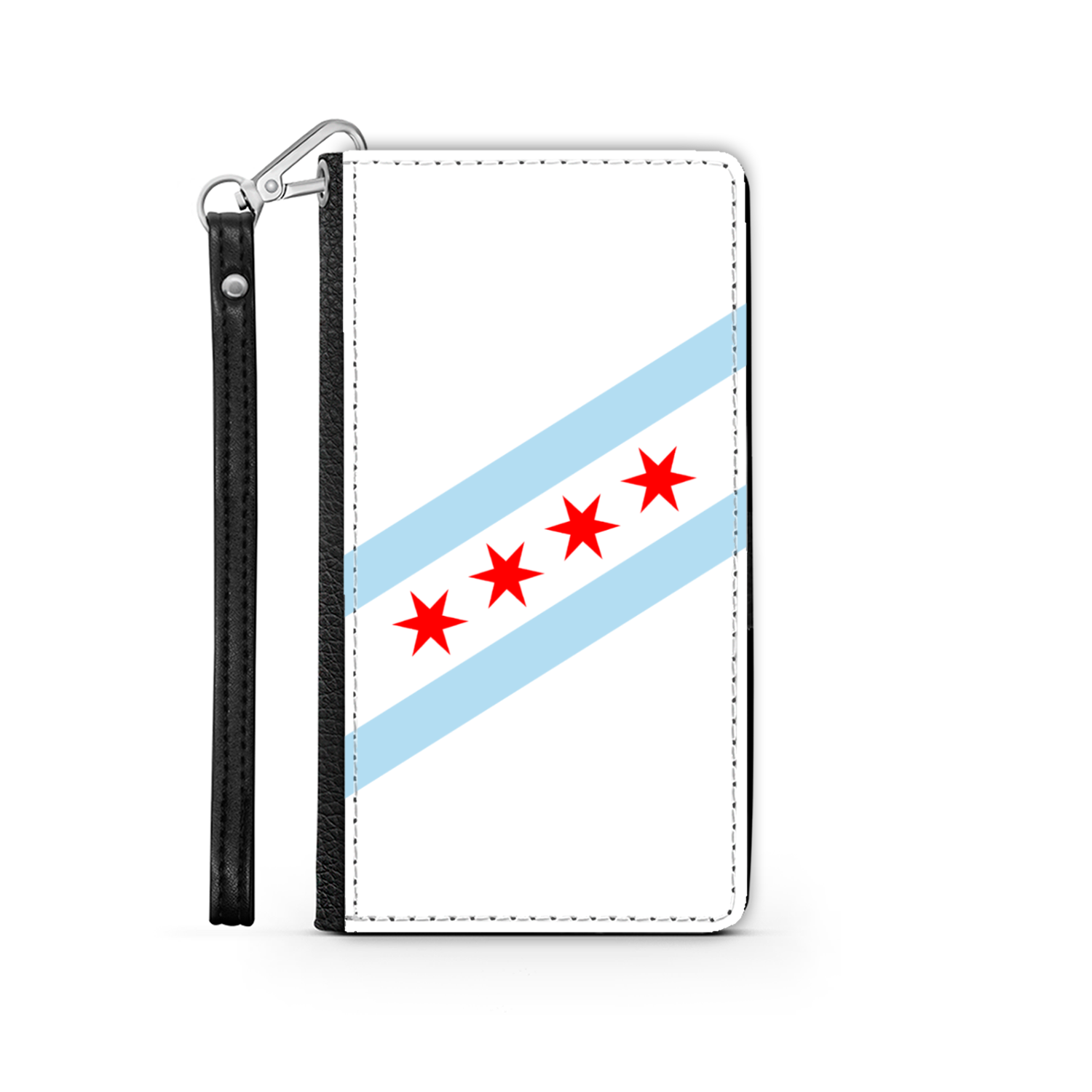 Chicago Flag Wallet Phone Case