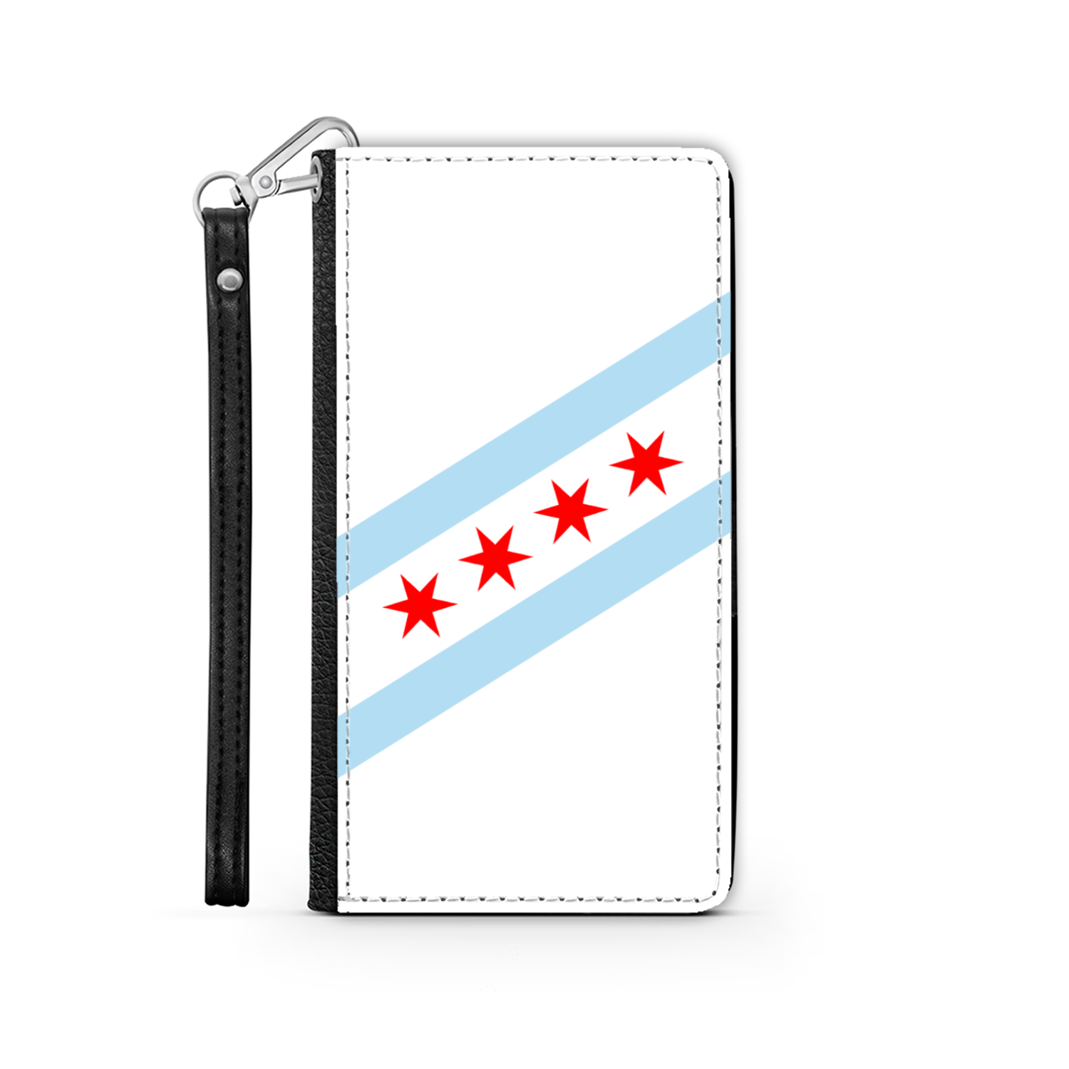 Chicago Flag Wallet Phone Case