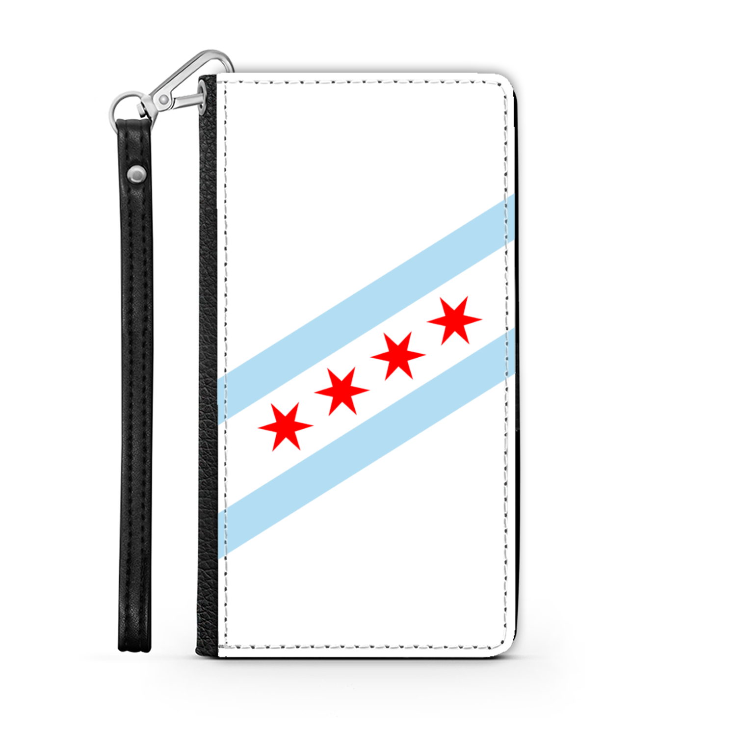 Chicago Flag Wallet Phone Case