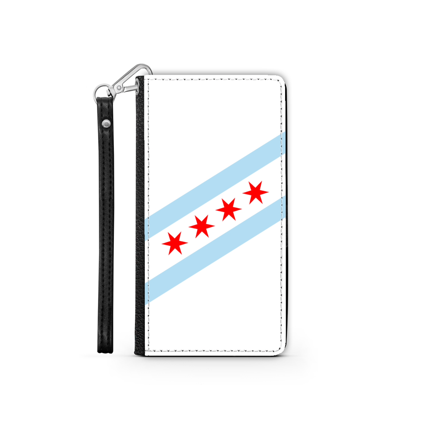 Chicago Flag Wallet Phone Case