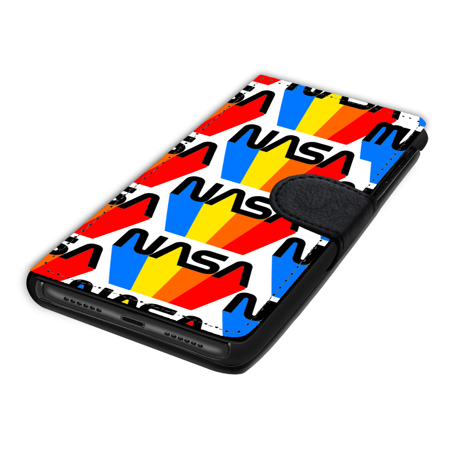 NASA 80's Retro Wallet Phone Case