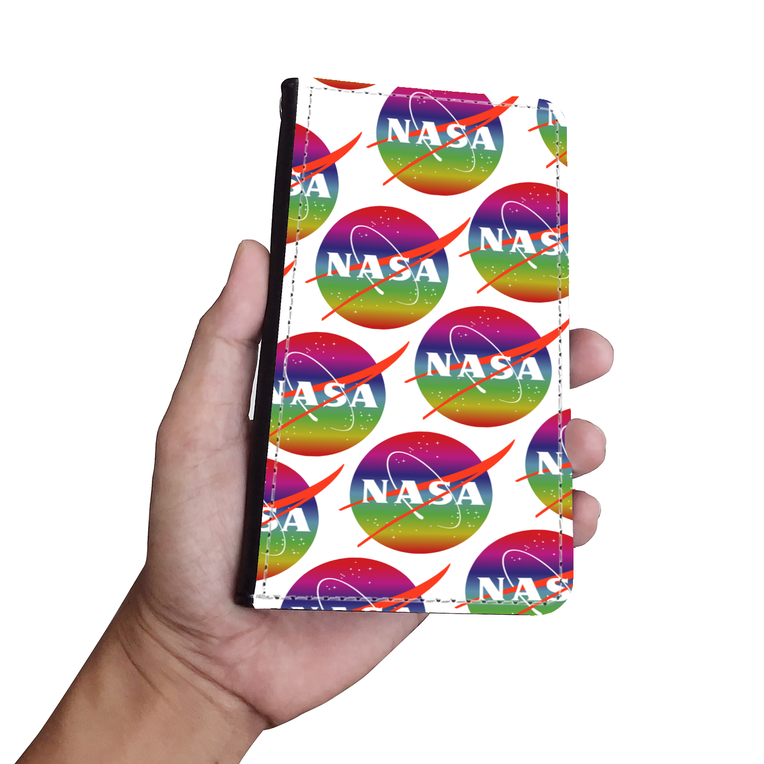 NASA Rainbow Wallet Phone Case