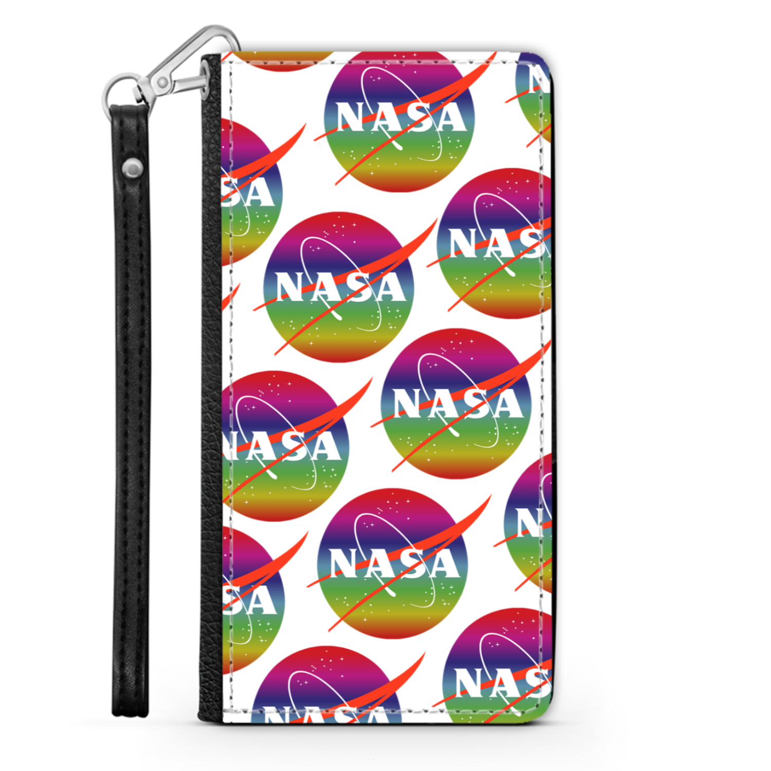 NASA Rainbow Wallet Phone Case