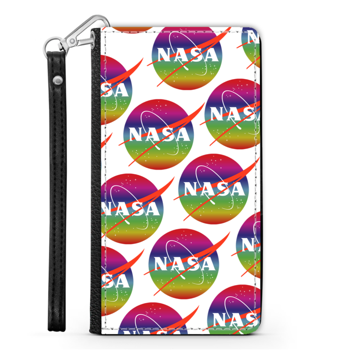 NASA Rainbow Wallet Phone Case