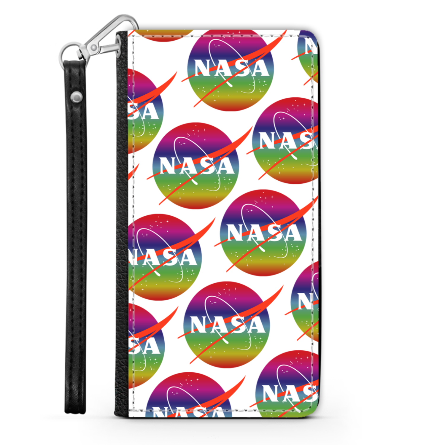 NASA Rainbow Wallet Phone Case