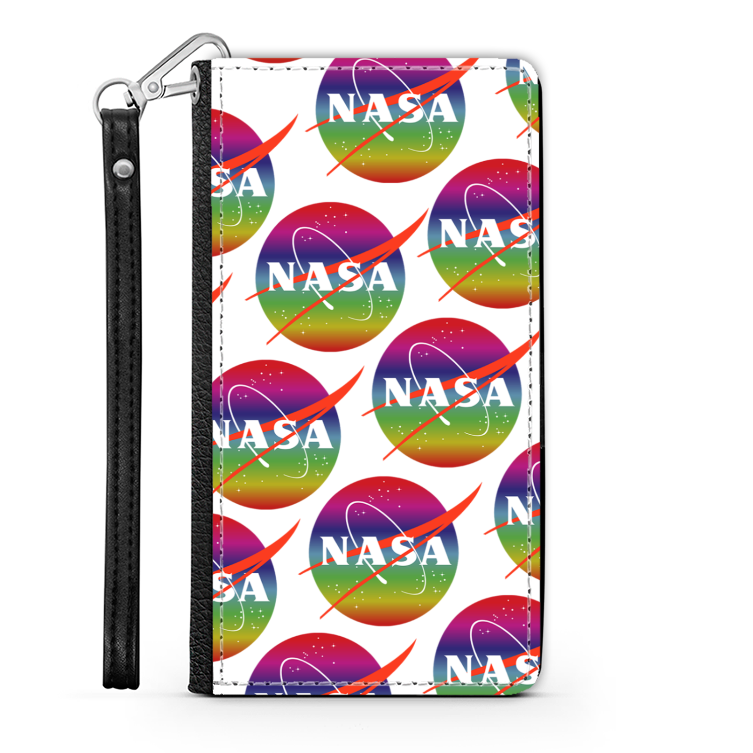 NASA Rainbow Wallet Phone Case