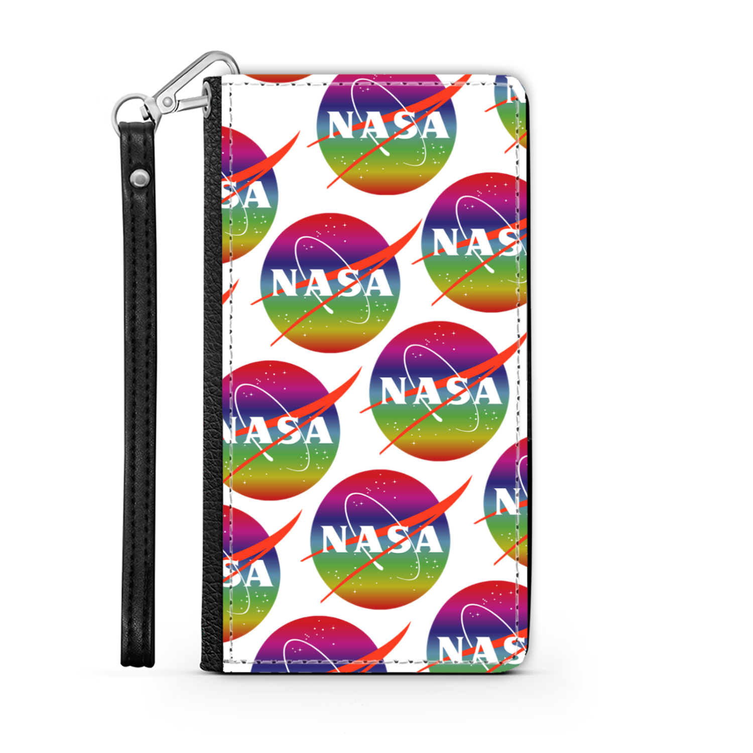 NASA Rainbow Wallet Phone Case