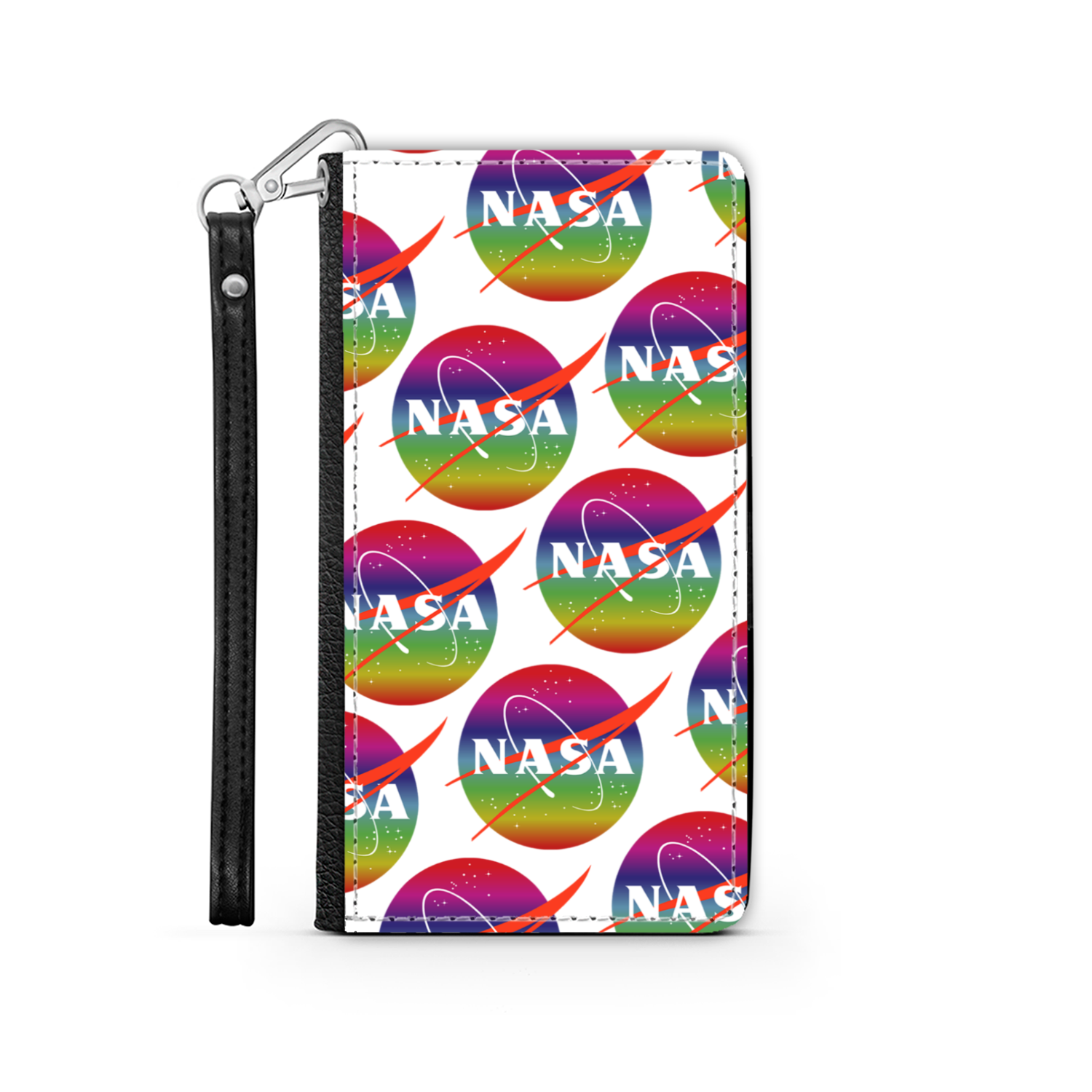 NASA Rainbow Wallet Phone Case