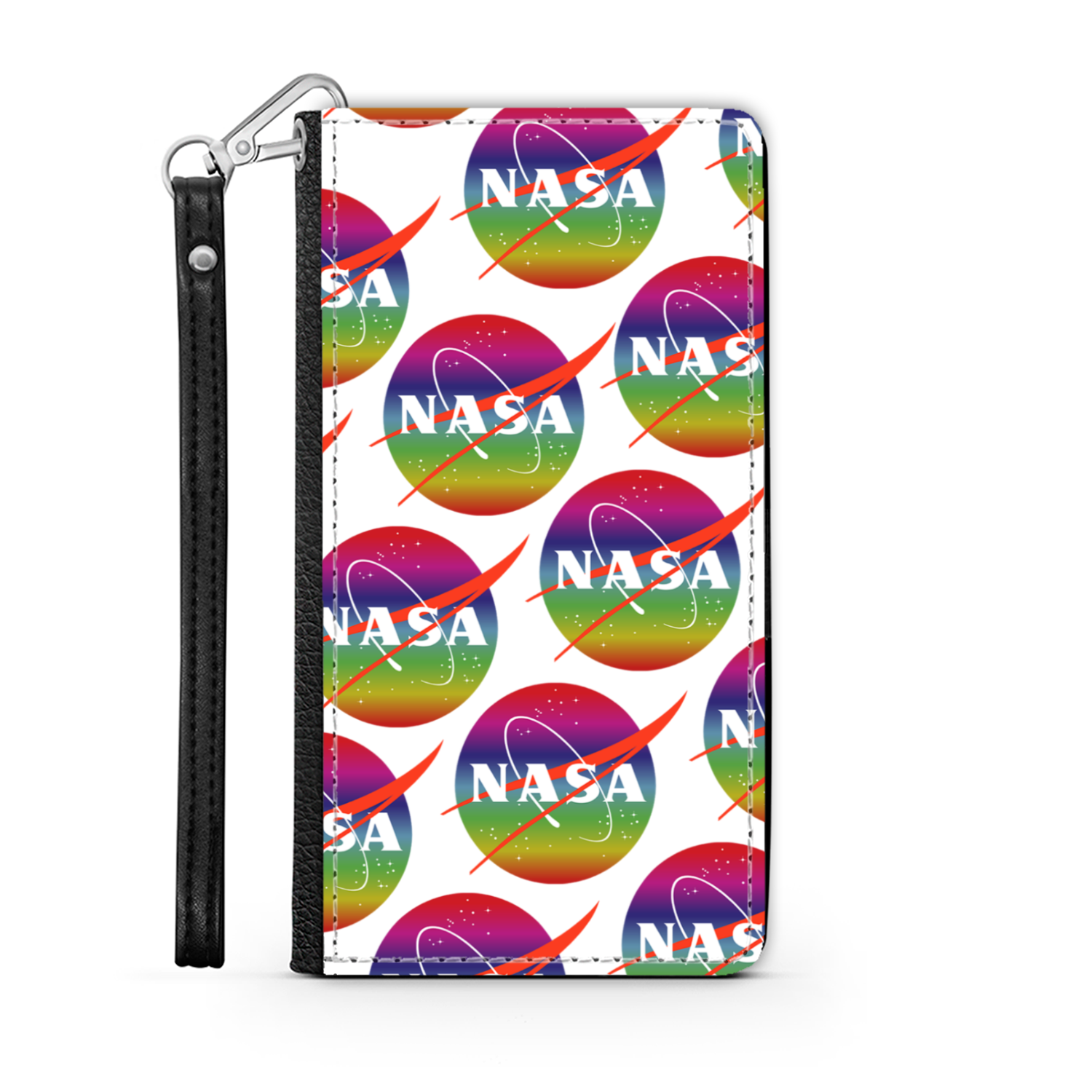 NASA Rainbow Wallet Phone Case