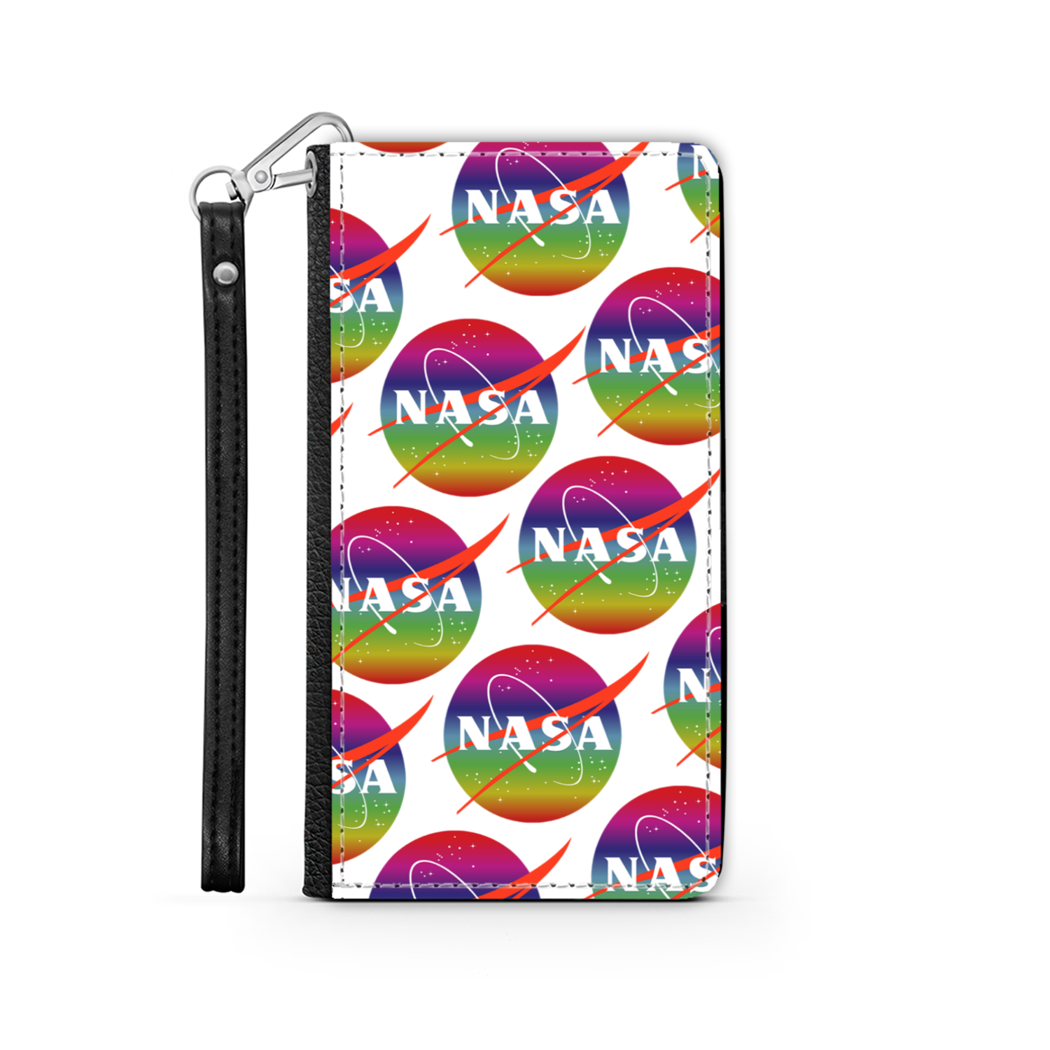 NASA Rainbow Wallet Phone Case