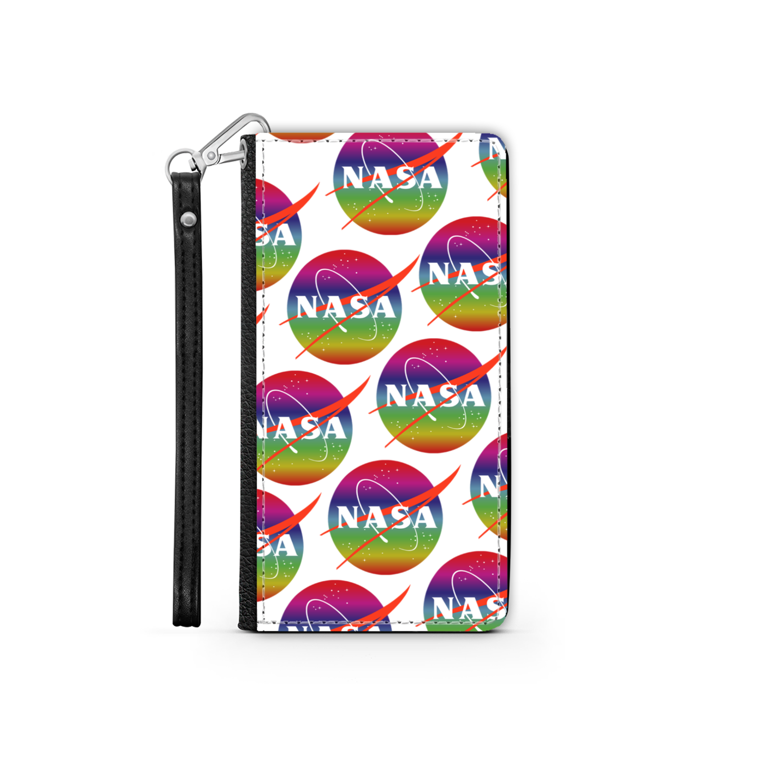 NASA Rainbow Wallet Phone Case