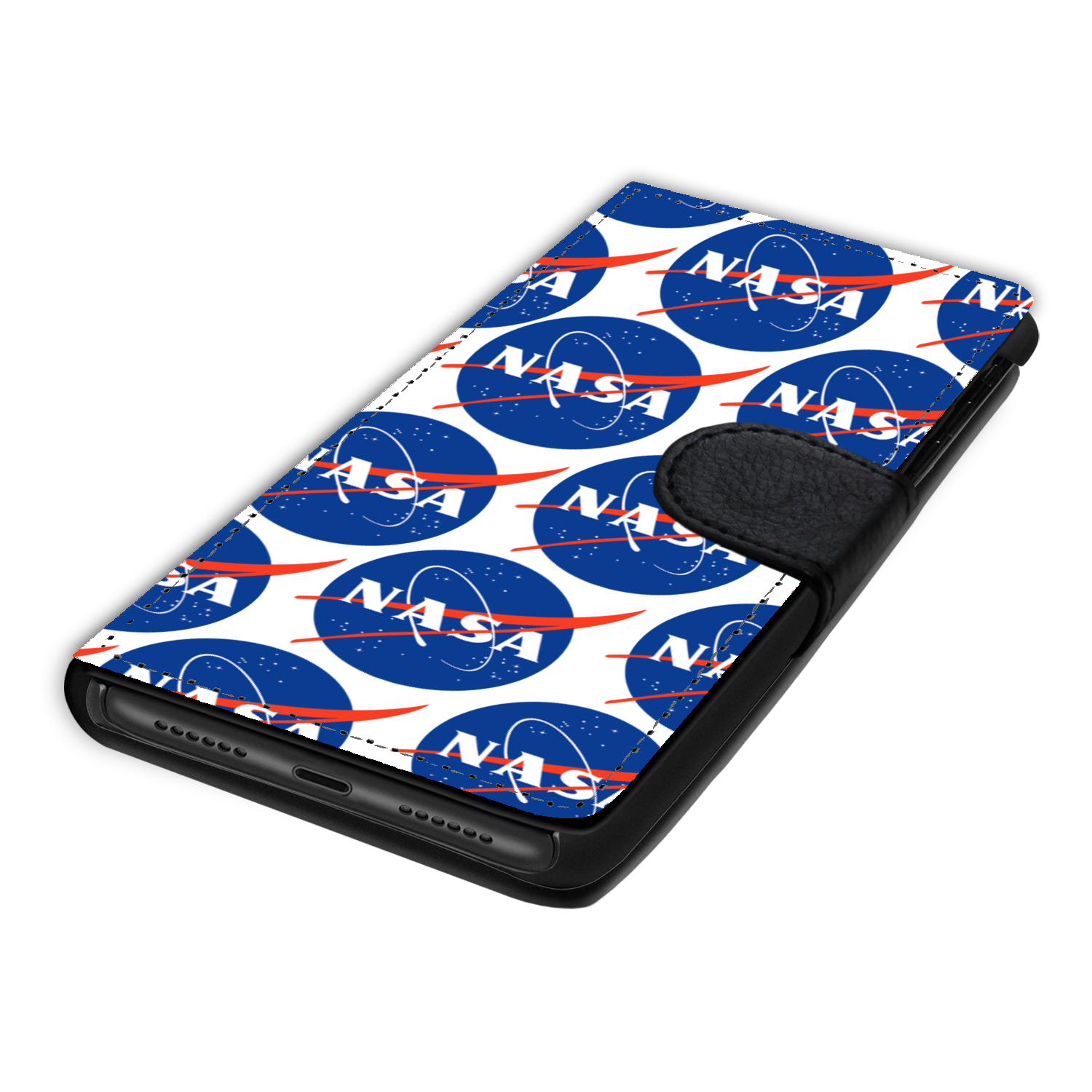 NASA Circle Logo Wallet Phone Case