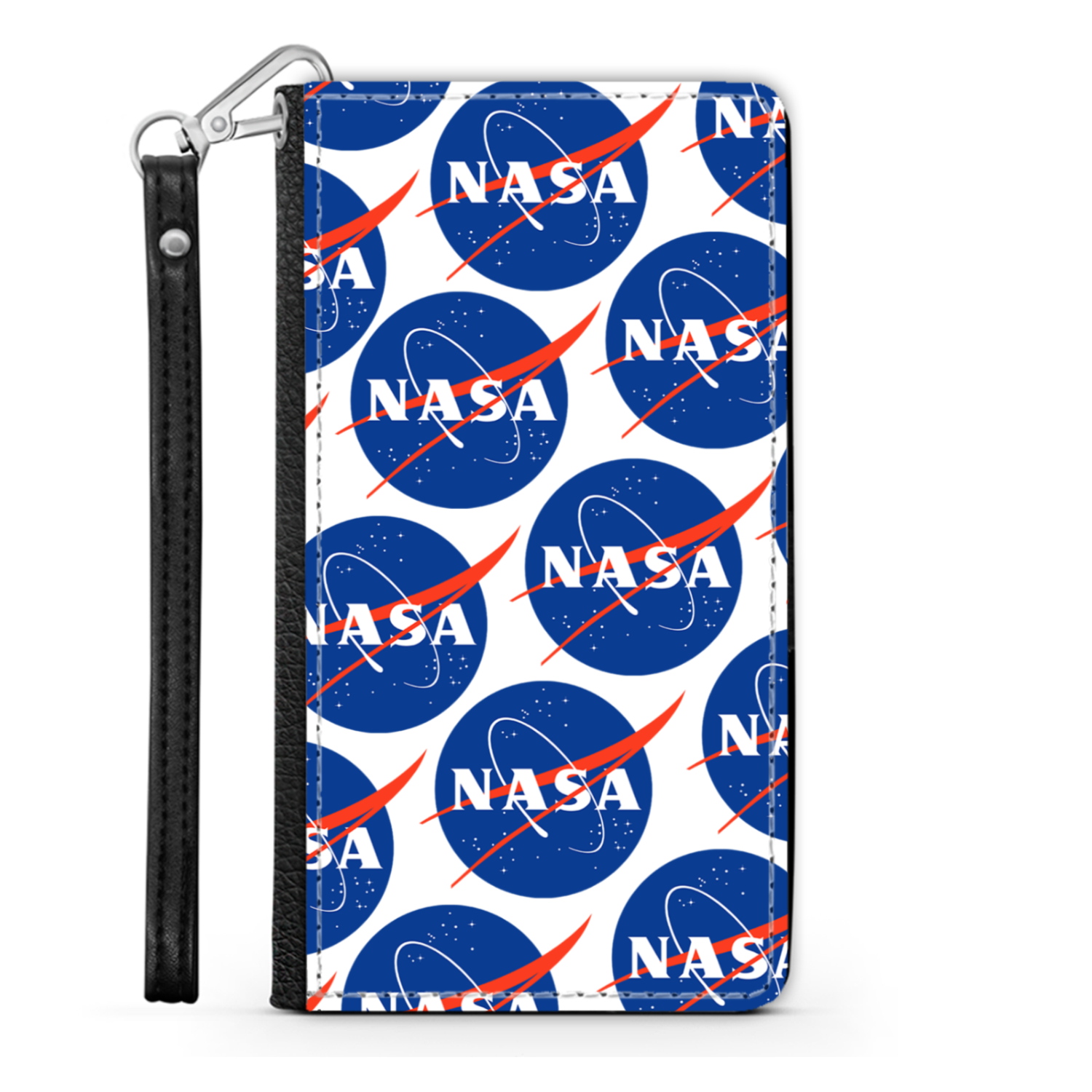 NASA Circle Logo Wallet Phone Case
