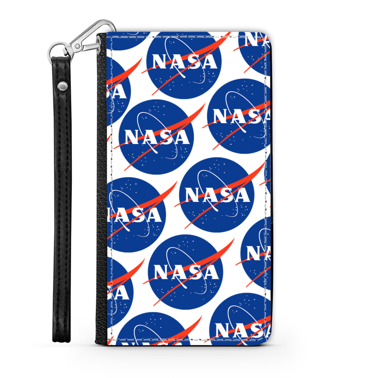 NASA Circle Logo Wallet Phone Case
