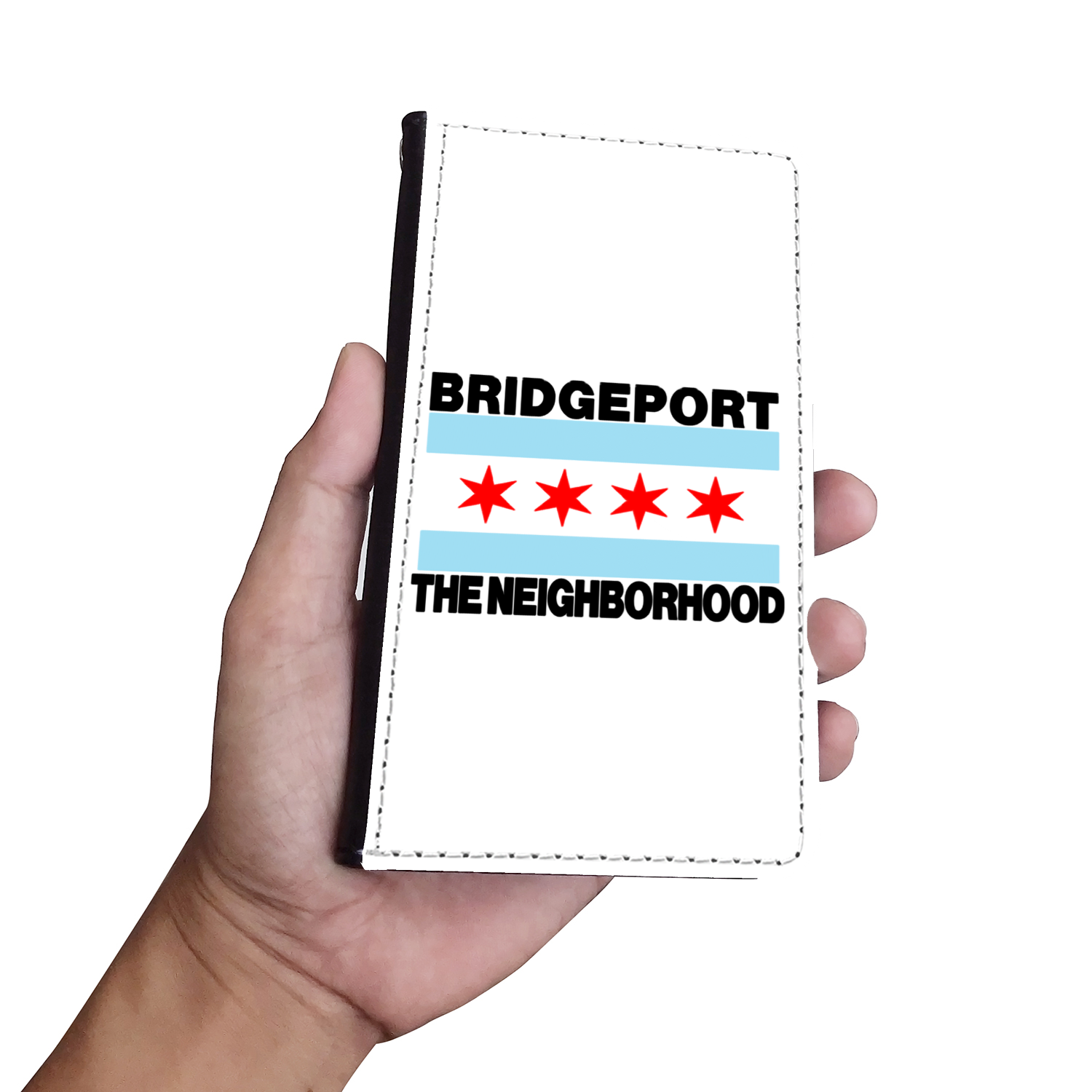 Chicago Flag Bridgeport Wallet Phone Case
