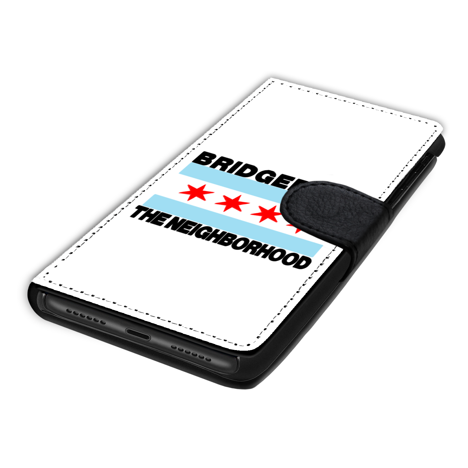 Chicago Flag Bridgeport Wallet Phone Case