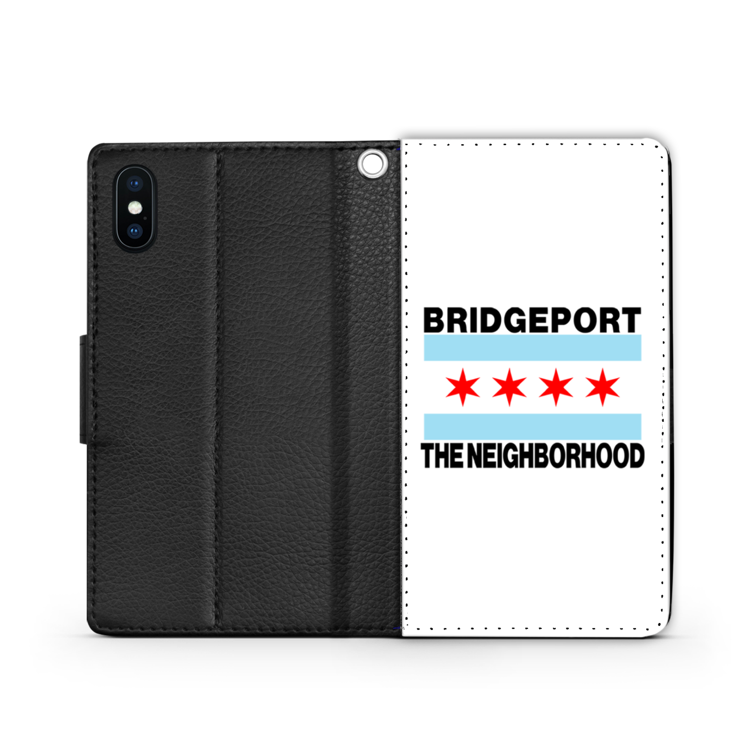 Chicago Flag Bridgeport Wallet Phone Case
