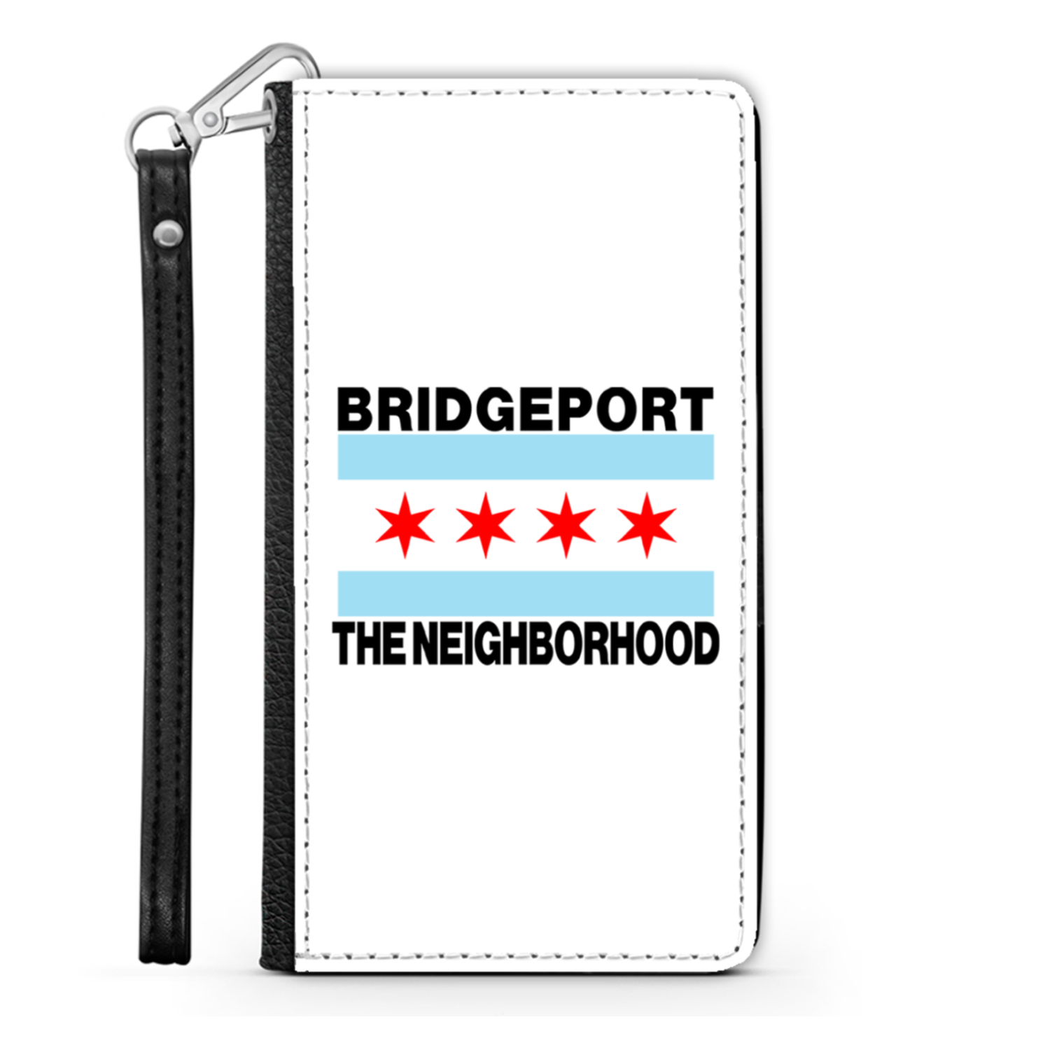 Chicago Flag Bridgeport Wallet Phone Case
