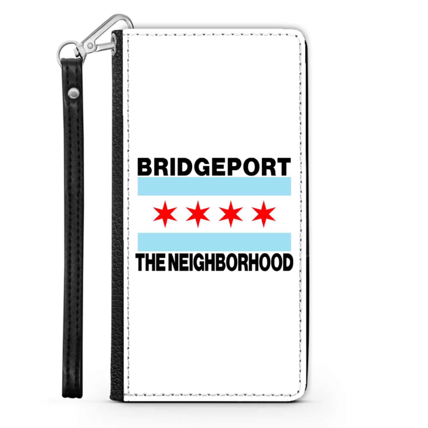Chicago Flag Bridgeport Wallet Phone Case