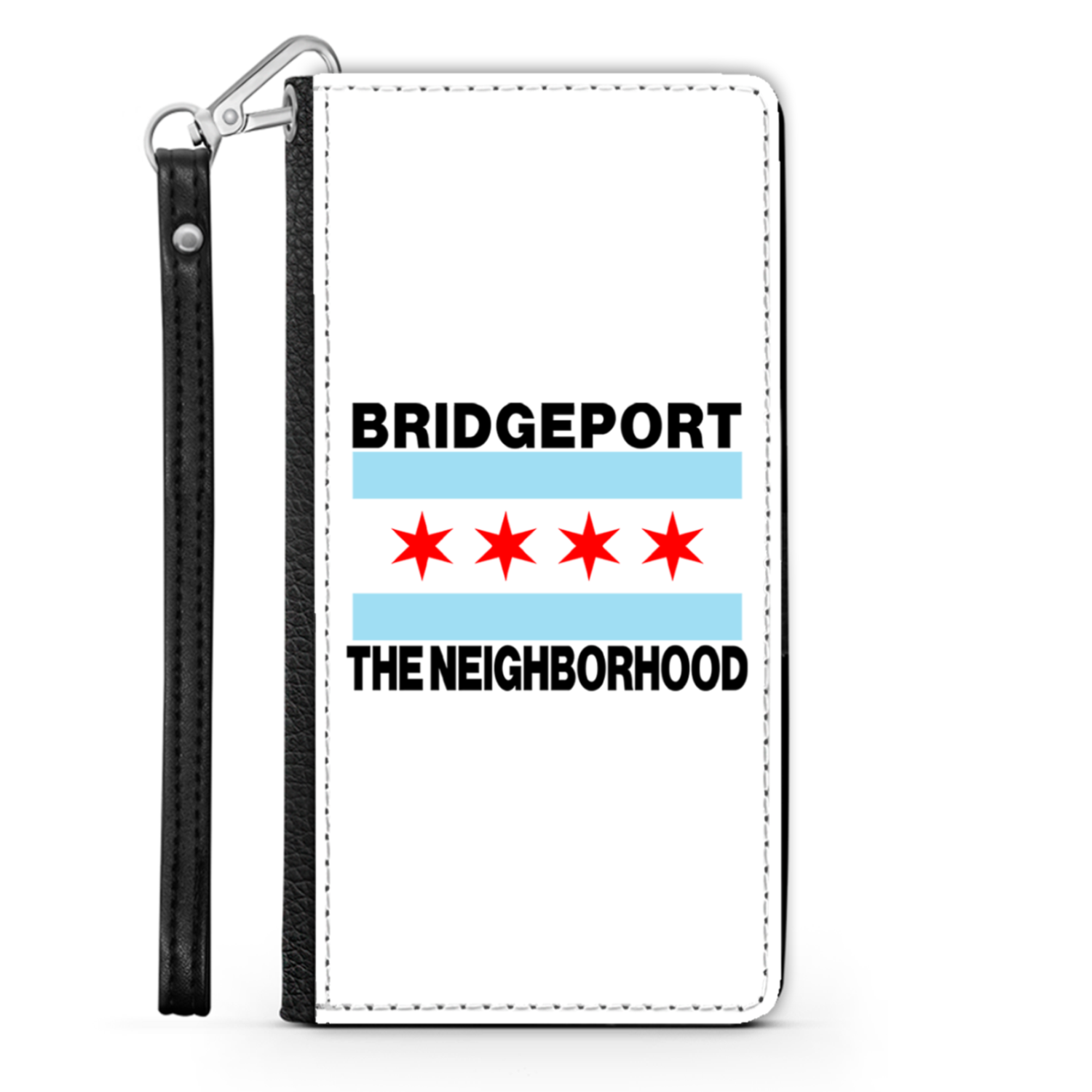 Chicago Flag Bridgeport Wallet Phone Case