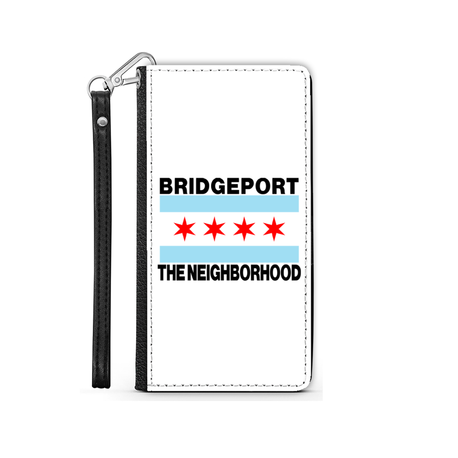 Chicago Flag Bridgeport Wallet Phone Case