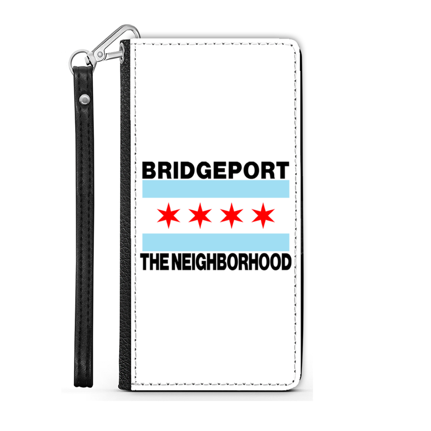 Chicago Flag Bridgeport Wallet Phone Case