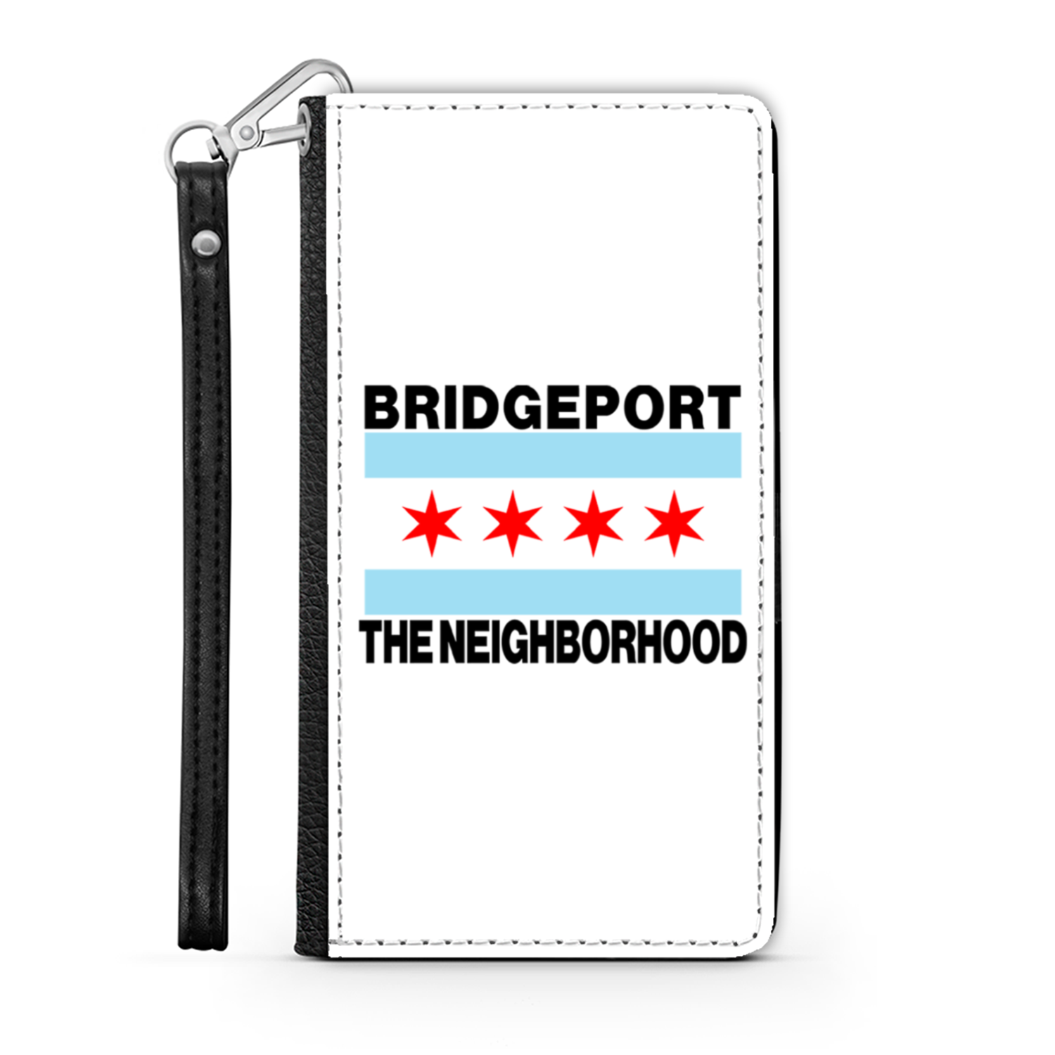 Chicago Flag Bridgeport Wallet Phone Case