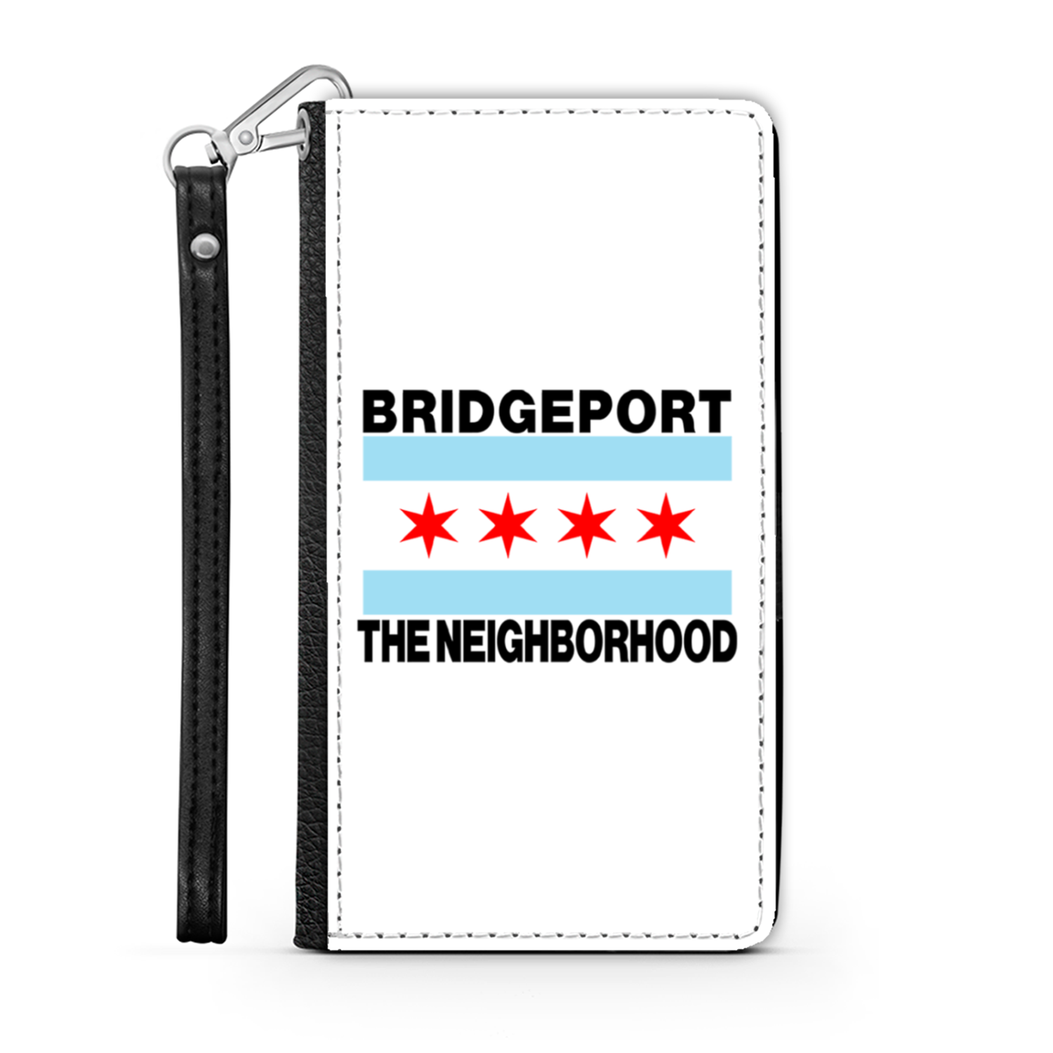Chicago Flag Bridgeport Wallet Phone Case