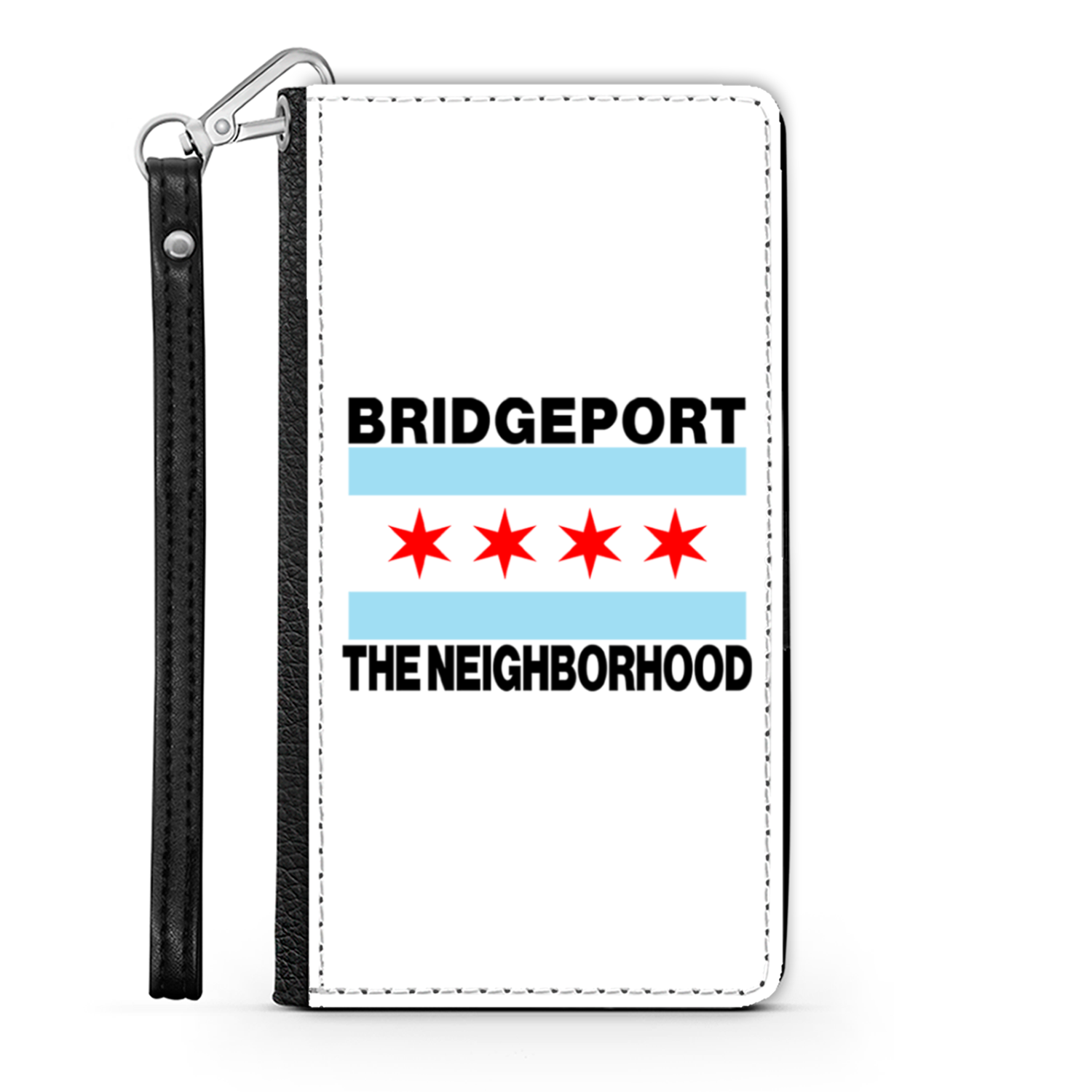 Chicago Flag Bridgeport Wallet Phone Case