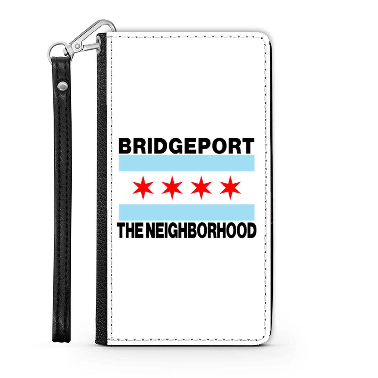 Chicago Flag Bridgeport Wallet Phone Case