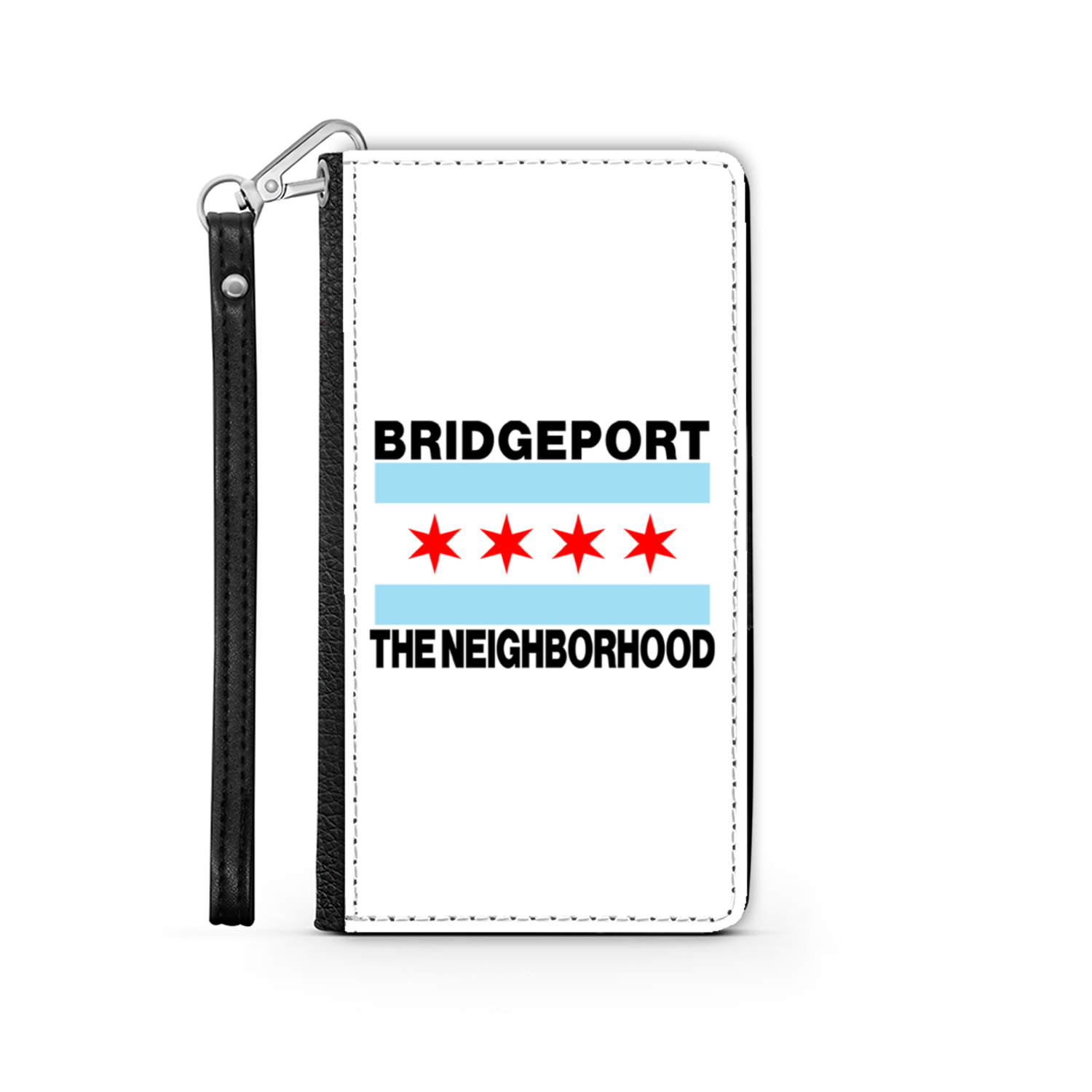 Chicago Flag Bridgeport Wallet Phone Case