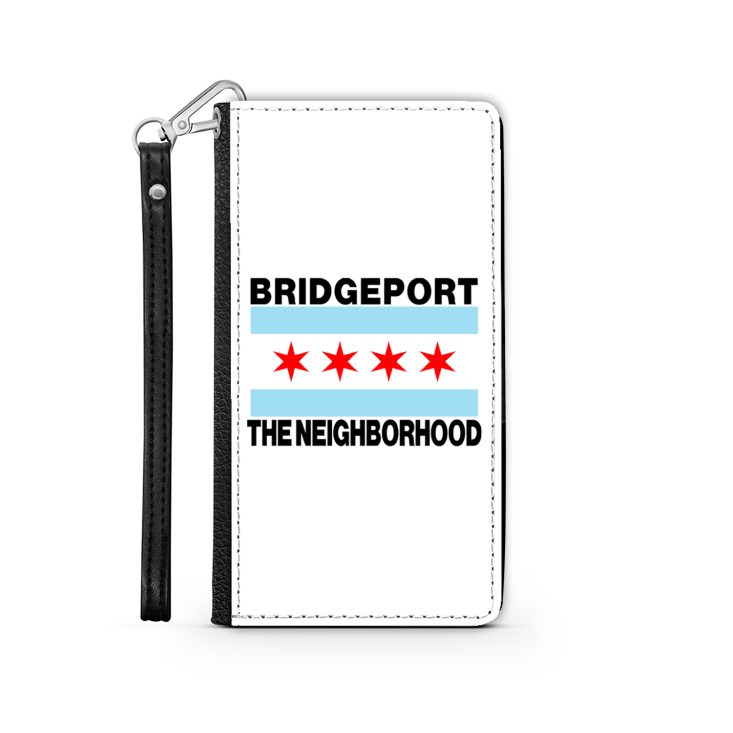 Chicago Flag Bridgeport Wallet Phone Case