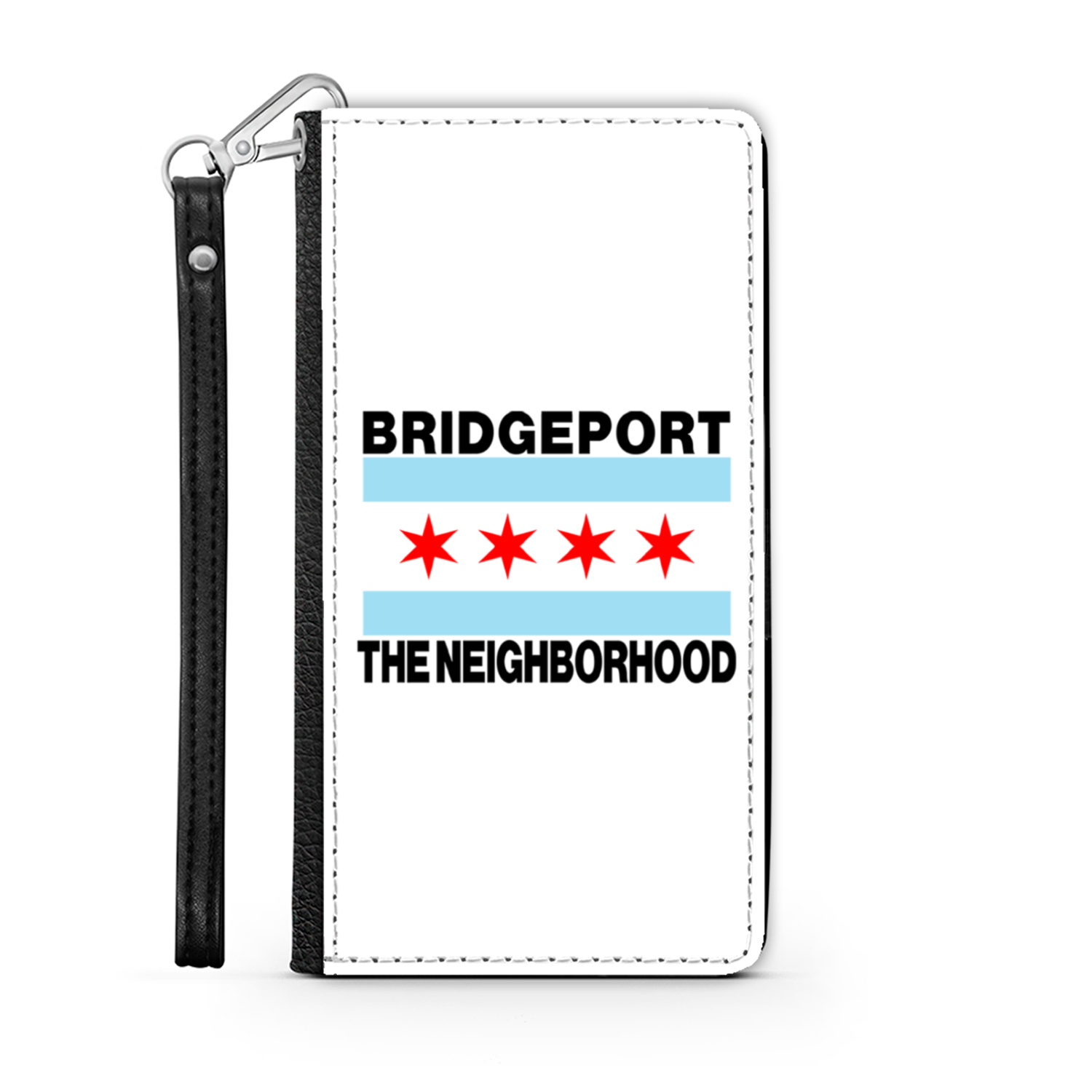 Chicago Flag Bridgeport Wallet Phone Case