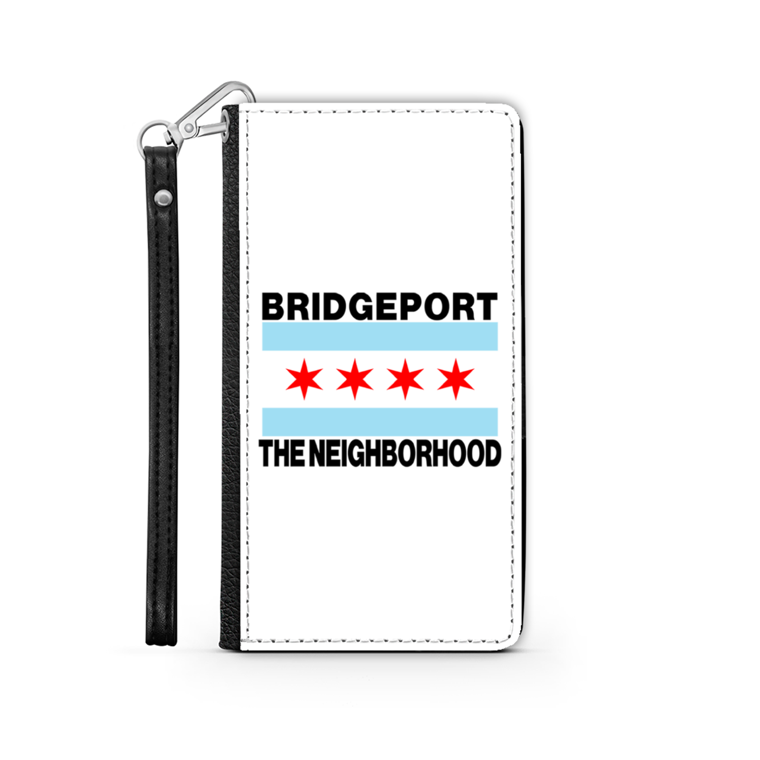Chicago Flag Bridgeport Wallet Phone Case