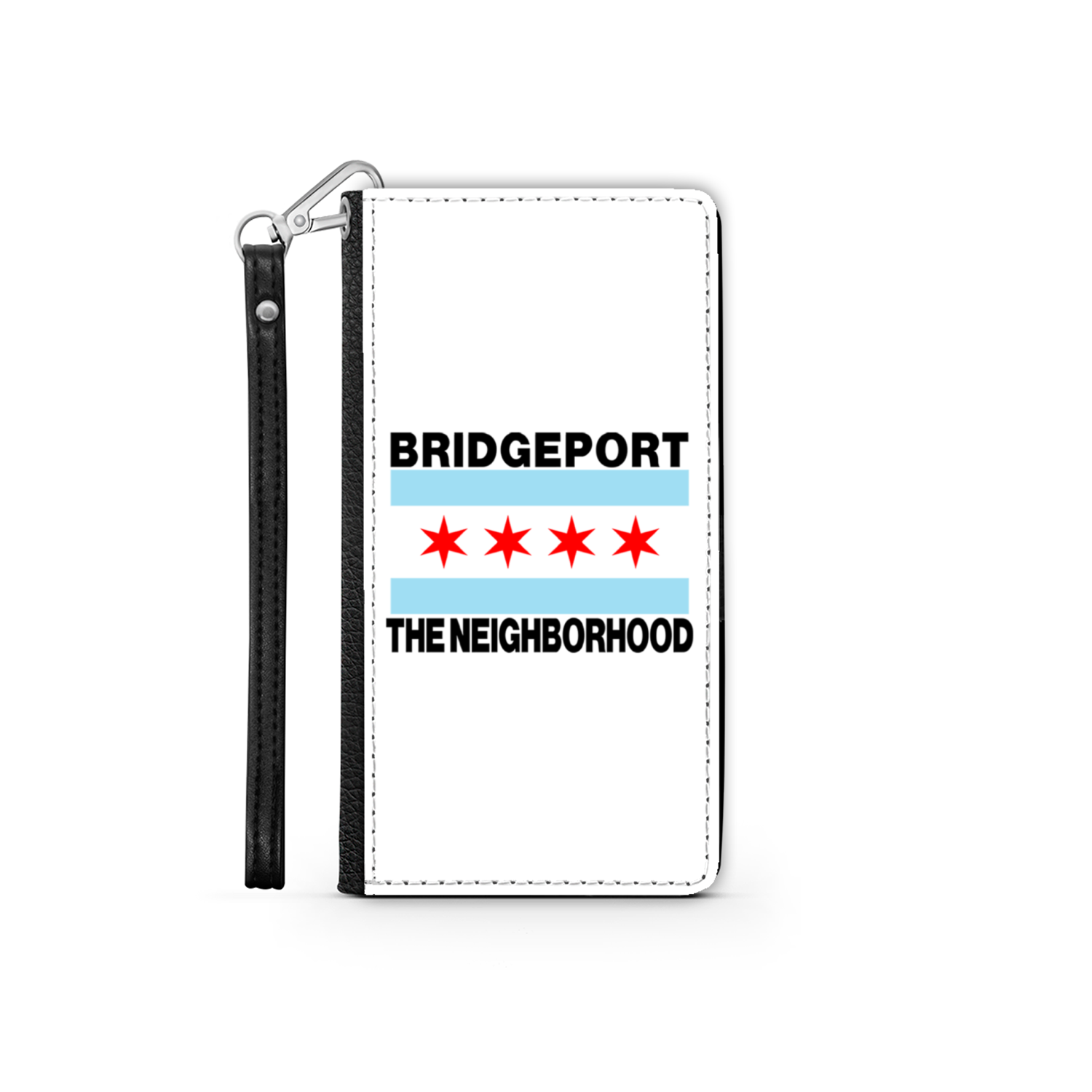 Chicago Flag Bridgeport Wallet Phone Case