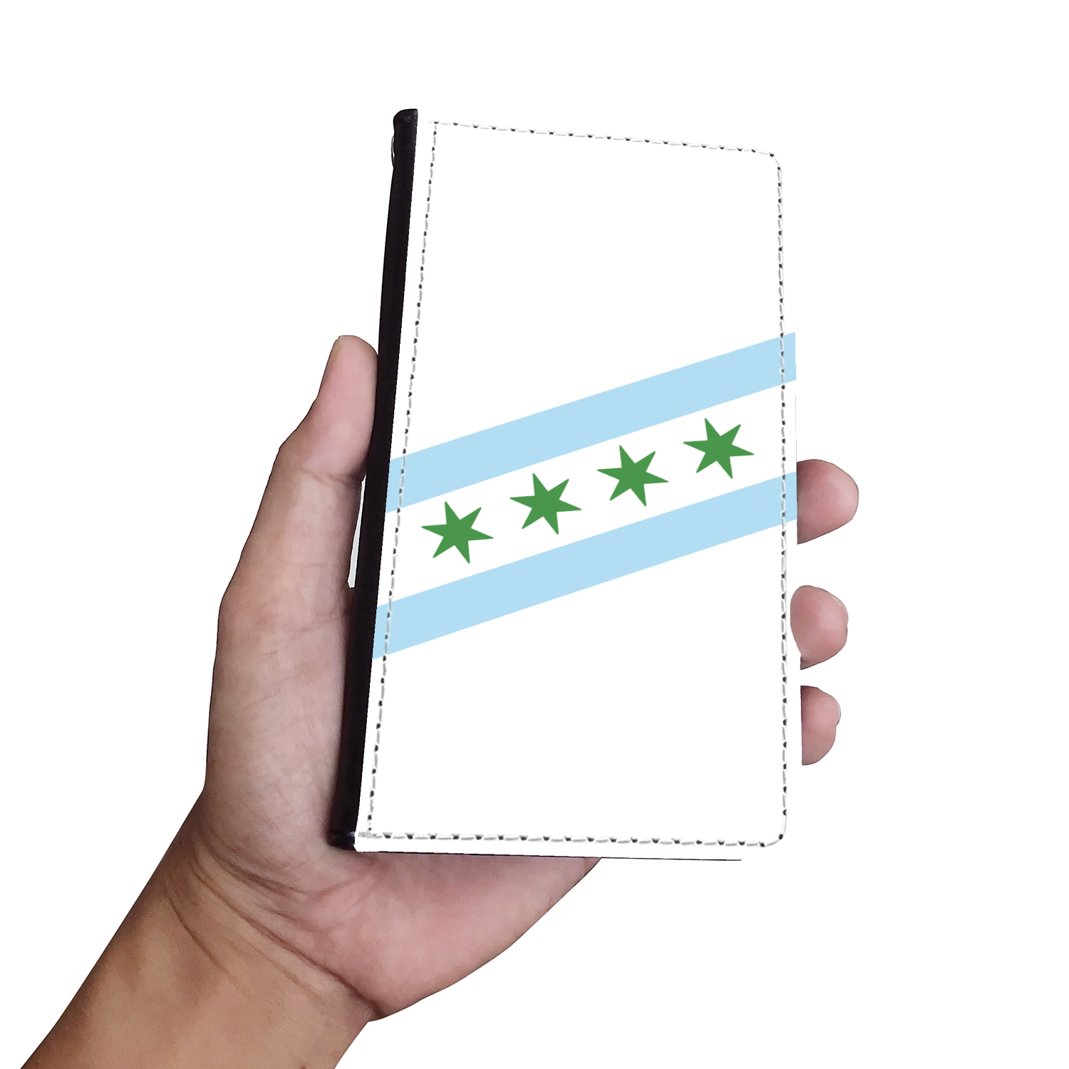 Chicago Flag St. Patty's Wallet Phone Case