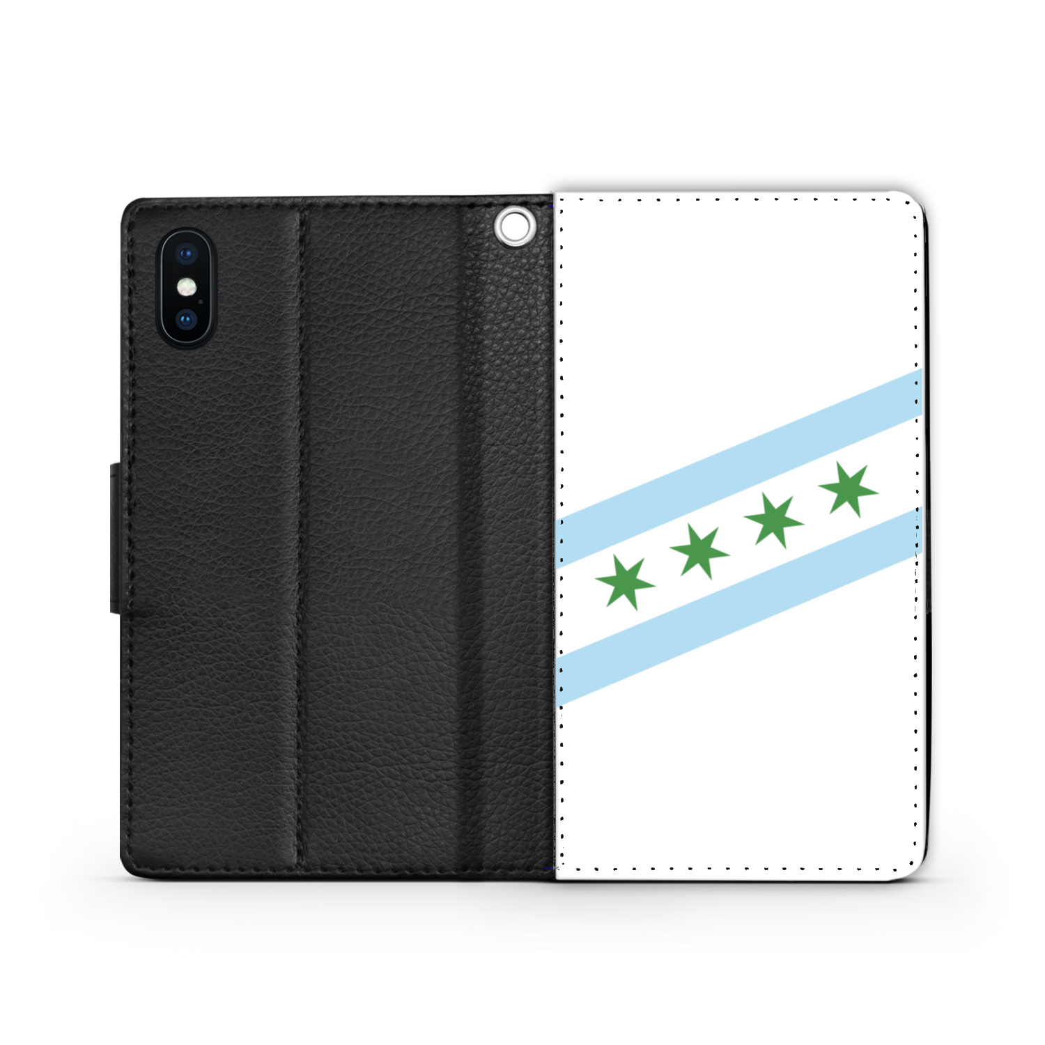Chicago Flag St. Patty's Wallet Phone Case