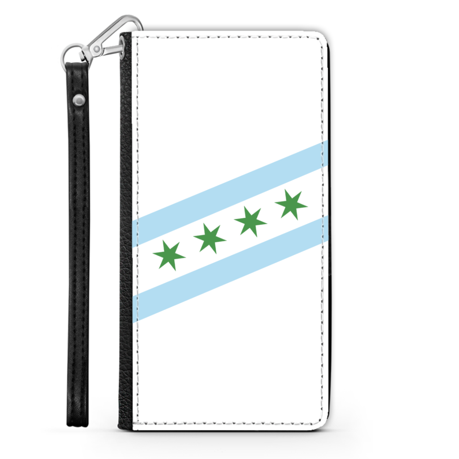 Chicago Flag St. Patty's Wallet Phone Case