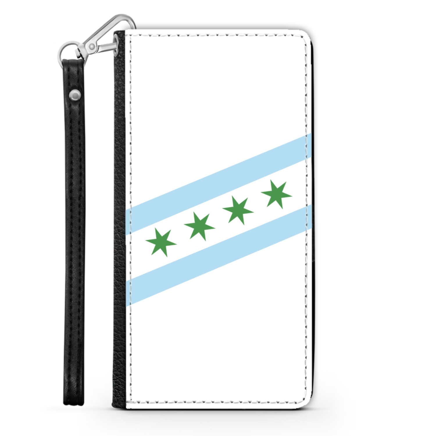 Chicago Flag St. Patty's Wallet Phone Case