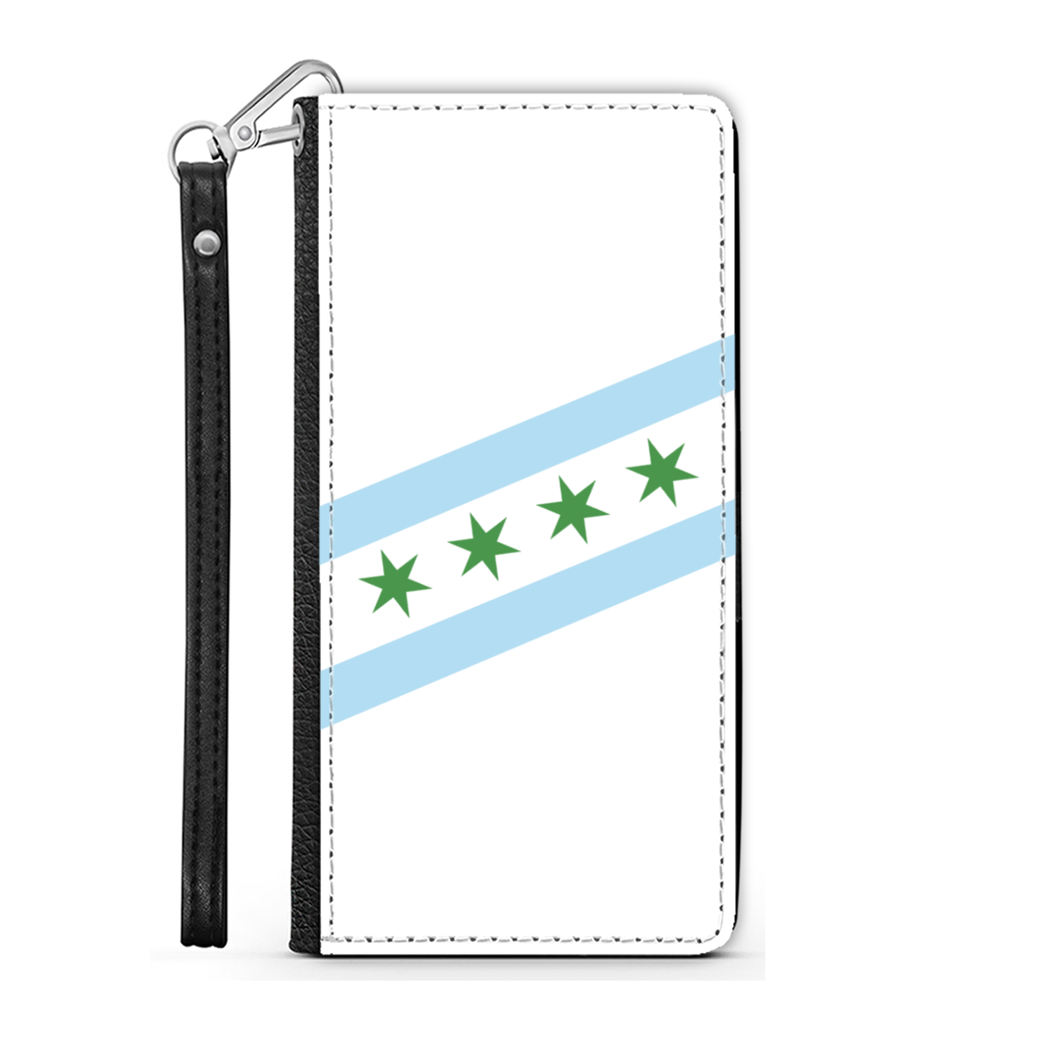 Chicago Flag St. Patty's Wallet Phone Case