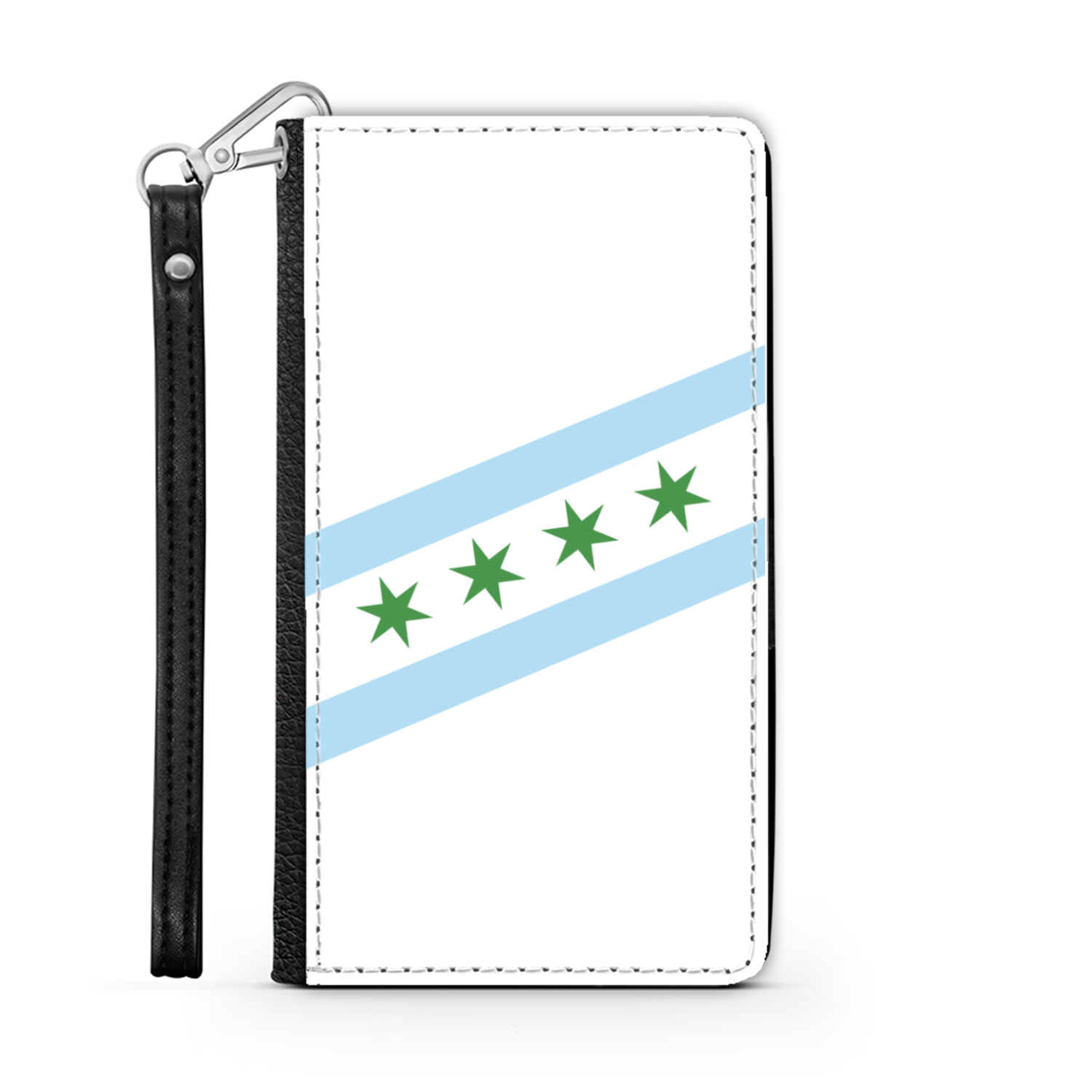 Chicago Flag St. Patty's Wallet Phone Case