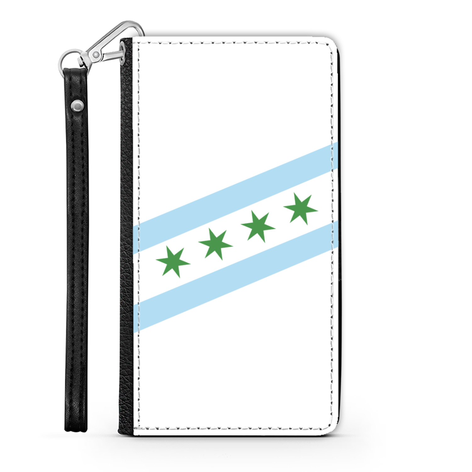 Chicago Flag St. Patty's Wallet Phone Case